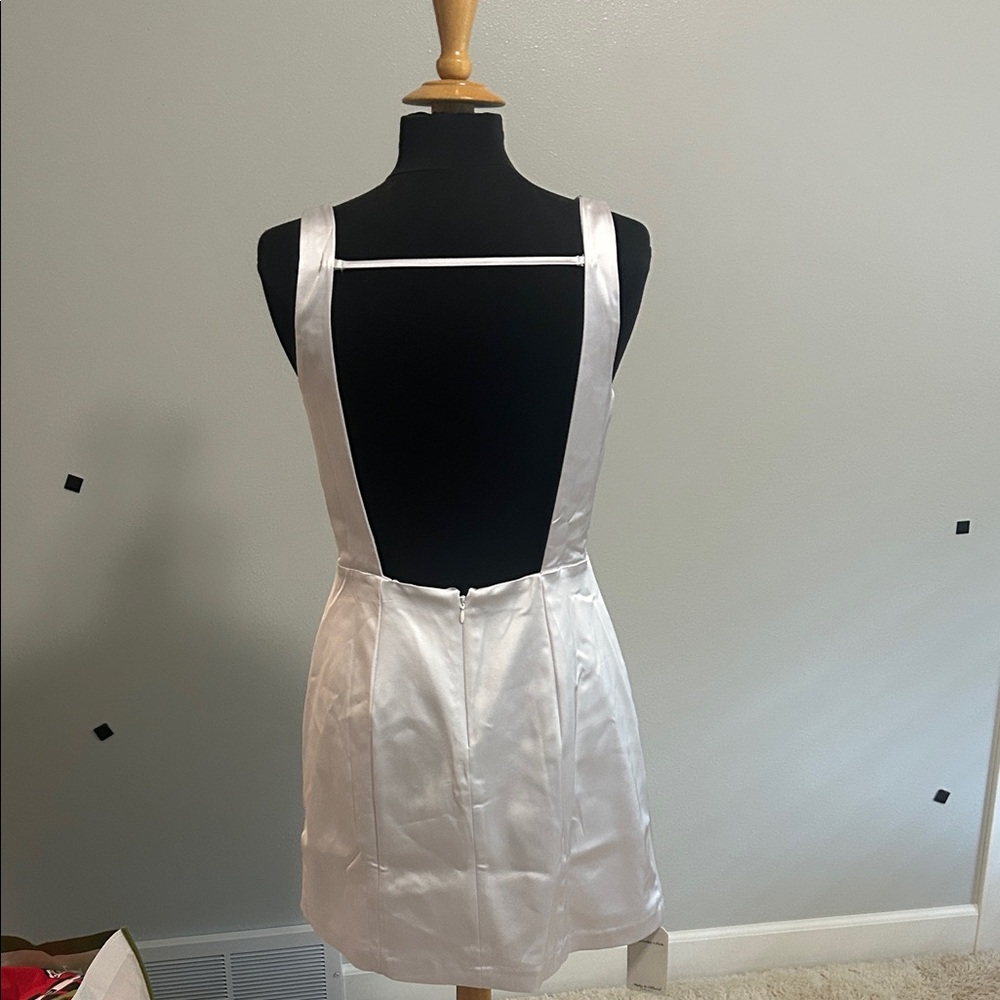 Abercrombie & Fitch White Backless Dress